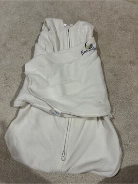 Set of 2 Halo First Embrace Swaddle Sleep Sack Cream Baby Sleep Sacks